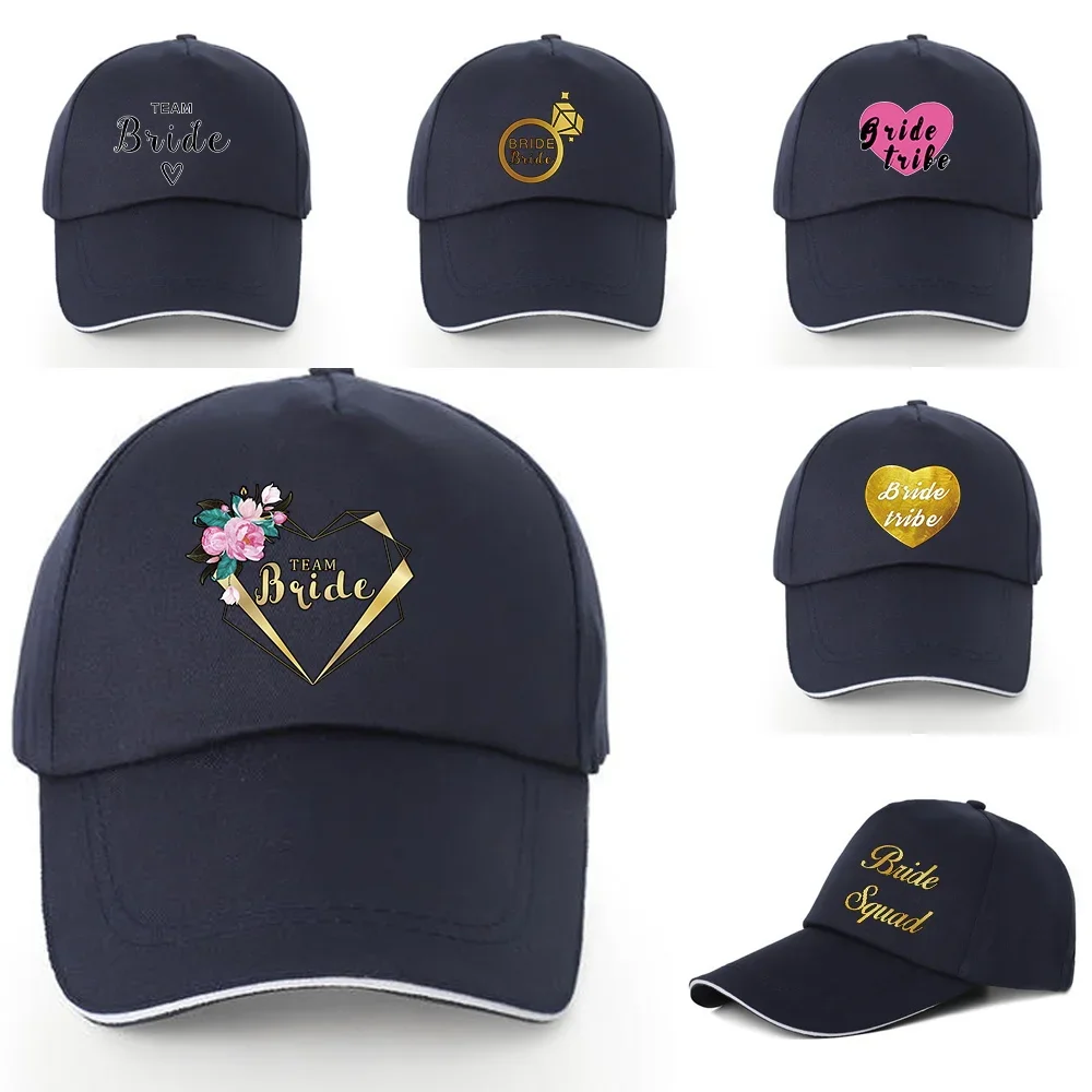 Men Baseball Cap Adjustable Snapback Hats Bride Pattern Anti-UV Outdoor Golf Hat Shade Hip Hop Hats Hiking Peaked Cap for Women