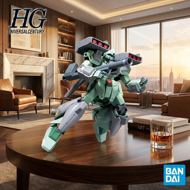 

Bandai HGUC 104 RGM-89S Stark Jegan Model Kit High Grade 1/144 Scale Action Figure for Gundam UC Fans Collectible Display Gift