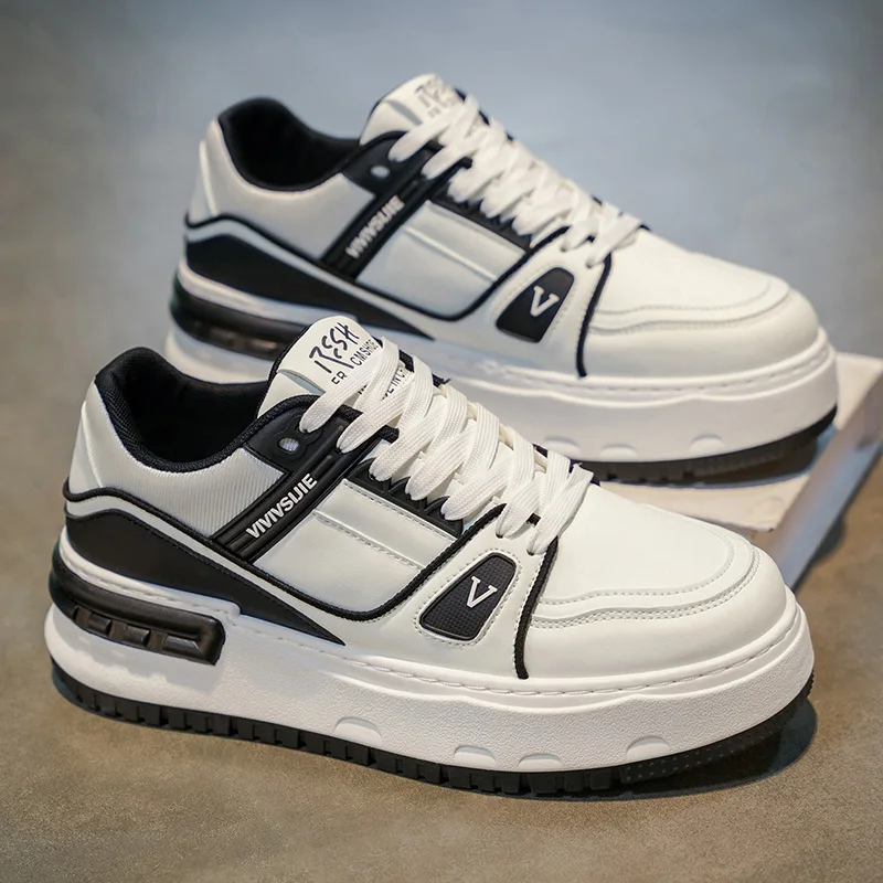 Sport- und Freizeitschuhe, Herrenschuhe, Marathon-Oversize-Luftpolsterschuhe, fliegengewebtes Ganzjahresgummi, verschleißfest, Anti