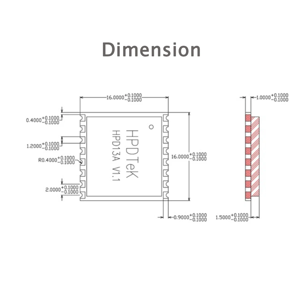 10 pz/lotto HPD13A 868MHz 915MHz SX1276 modulo ricetrasmettitore Wireless Radio RF trasmissione dati Lo-Ra per sistema di irrigazione remota