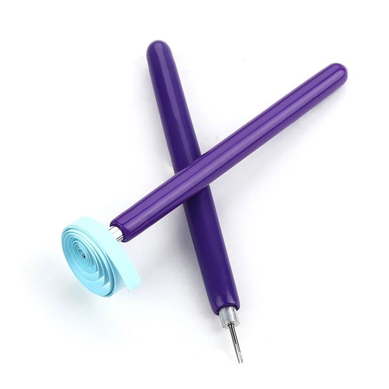 5Pcs Quilling กระดาษปากกา Scrapbooking Rolling หัตถกรรม DIY Origami PVC Handle Slotted โครงสร้างปฏิบัติเครื่องมือ Quilled ง่าย