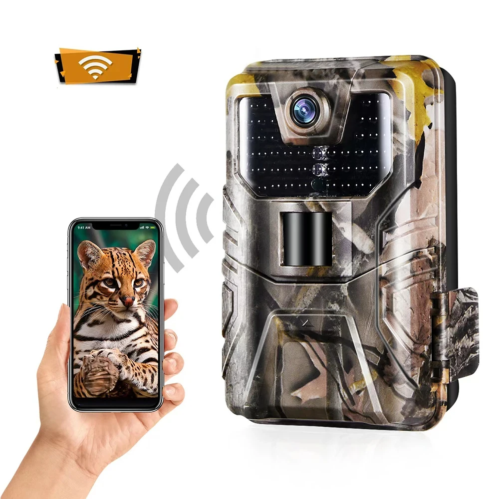 Outdoor Hunting Camera Sport High-Definition Night Vision WIFI Bluetooth Waterproof Infrared Detection Hunting Camera WIFI 900