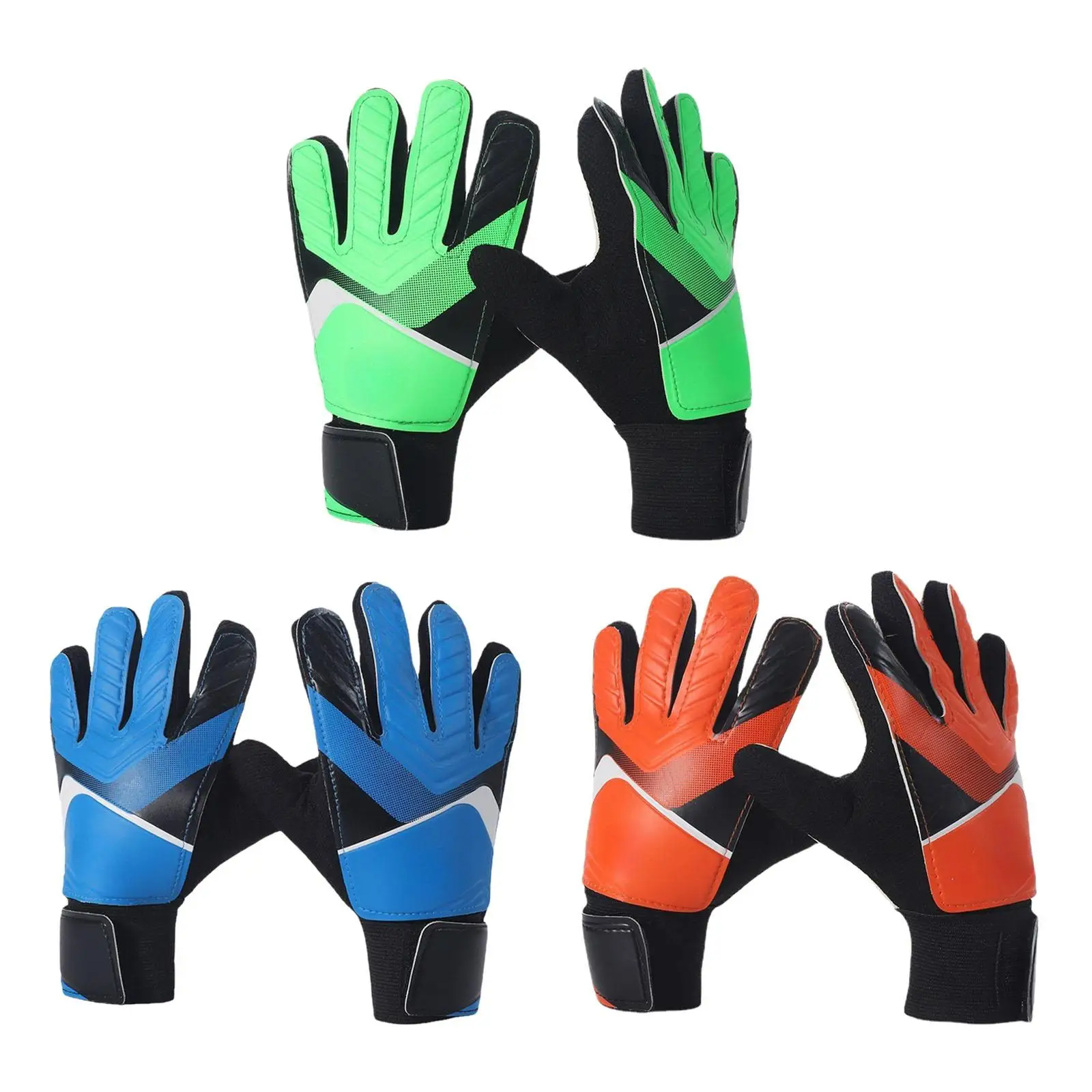 Goalkeeper Gloves with Strong Grips High Performance Professional Finger Protection Wear Resistant Soccer Gloves for Goalkeeping