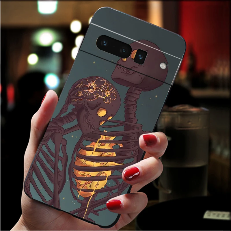 

Skeleton Phone Case For Google Pixel 10 9 Pro XL 9A 8 7 6 Pro Pixel 8A 7A 6A Pixel 8 7 6 5