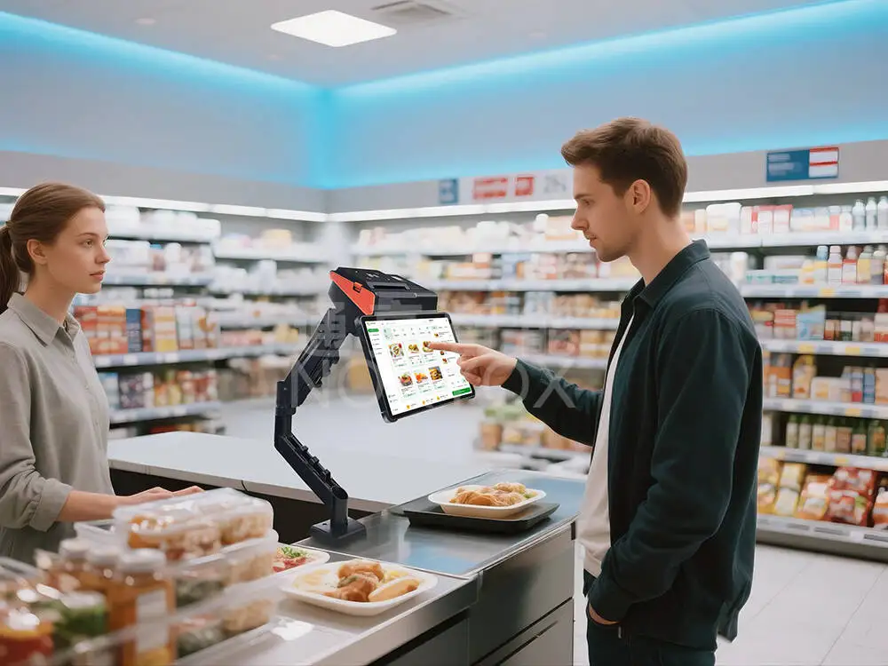 

Smart Pos Noryox NB11R MINI Intelligent QR Code Payment NFC Pos Machine Supermarket Touch Screen