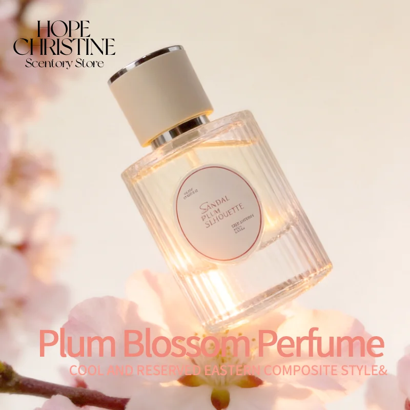 Eau de Toilette Flor de Ciruelo y Té Verde, Fragancia Floral Ligera y Fresca, Aroma Natural y Limpio para Mujer, Perfume Diario de Larga Duración