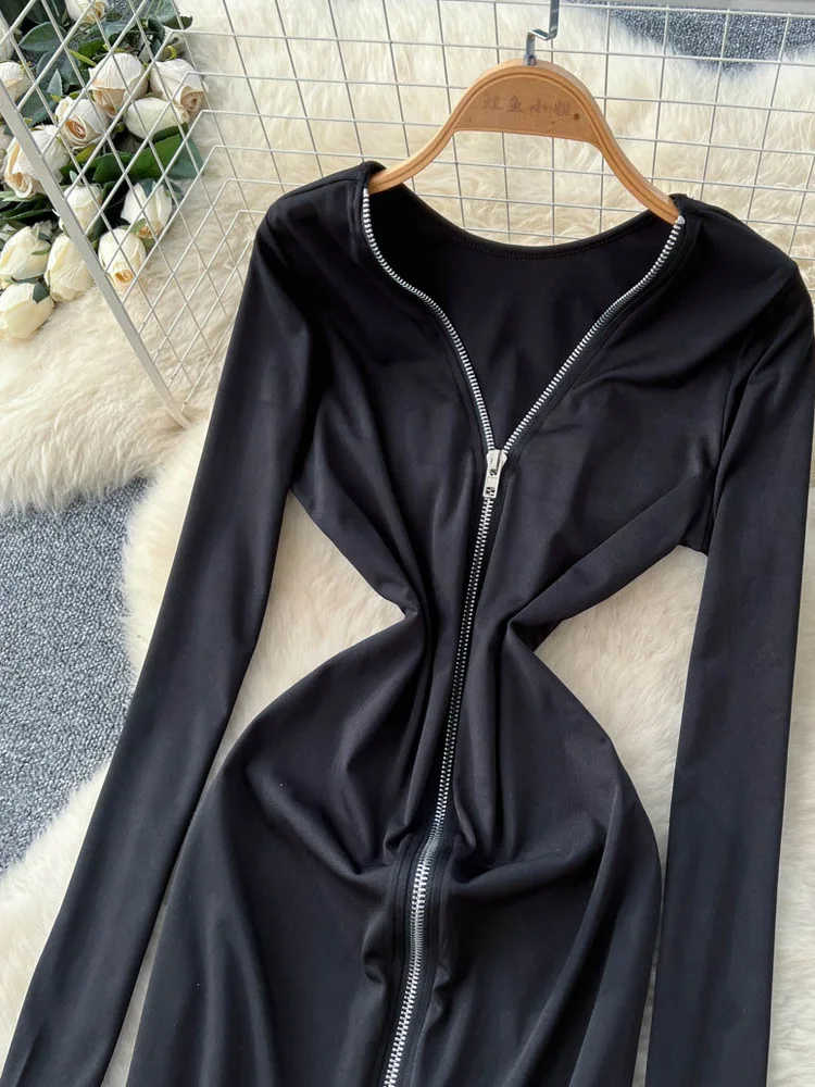 Slim Fit V-Ne Zippe… - image