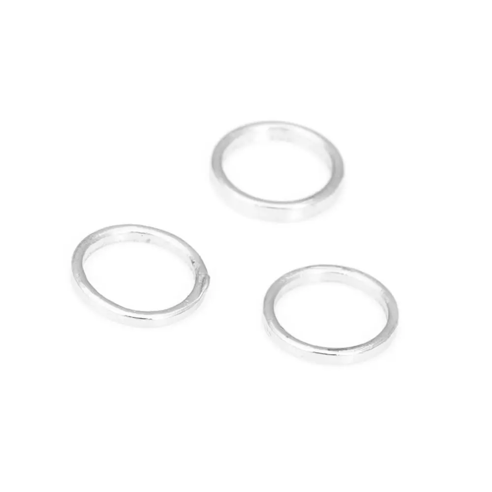 4MM 5MM 6MM 14MM 20MM 28MM 18K Gold Color Silver Color Brass Round Closed Rings Jump Rings Jewelry Making Accessories
