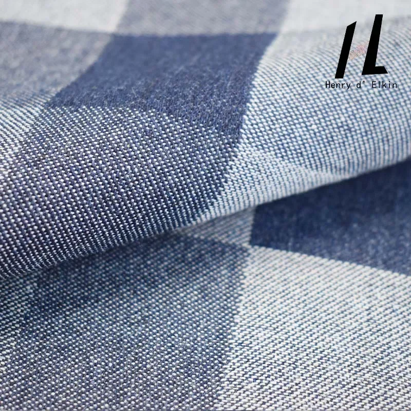 Модная винтажная джинсовая ткань в стиле пэчворк, жаккардовая джинсовая ткань для шитья брюк, юбки, куртки, чемодан, материал «сделай сам», оптовая продажа