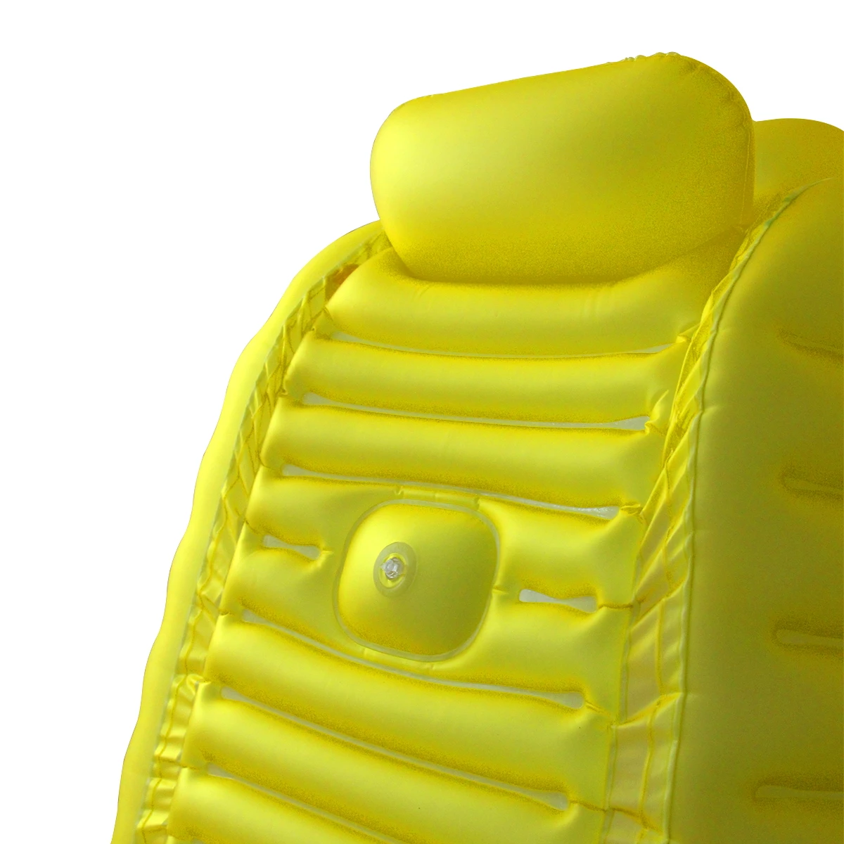 Inflatable Bathtub Pool for Sitting up, Blow up Portable Non-slip Baby Toddler Bathtub for Kids 0-6 Month, Yellow