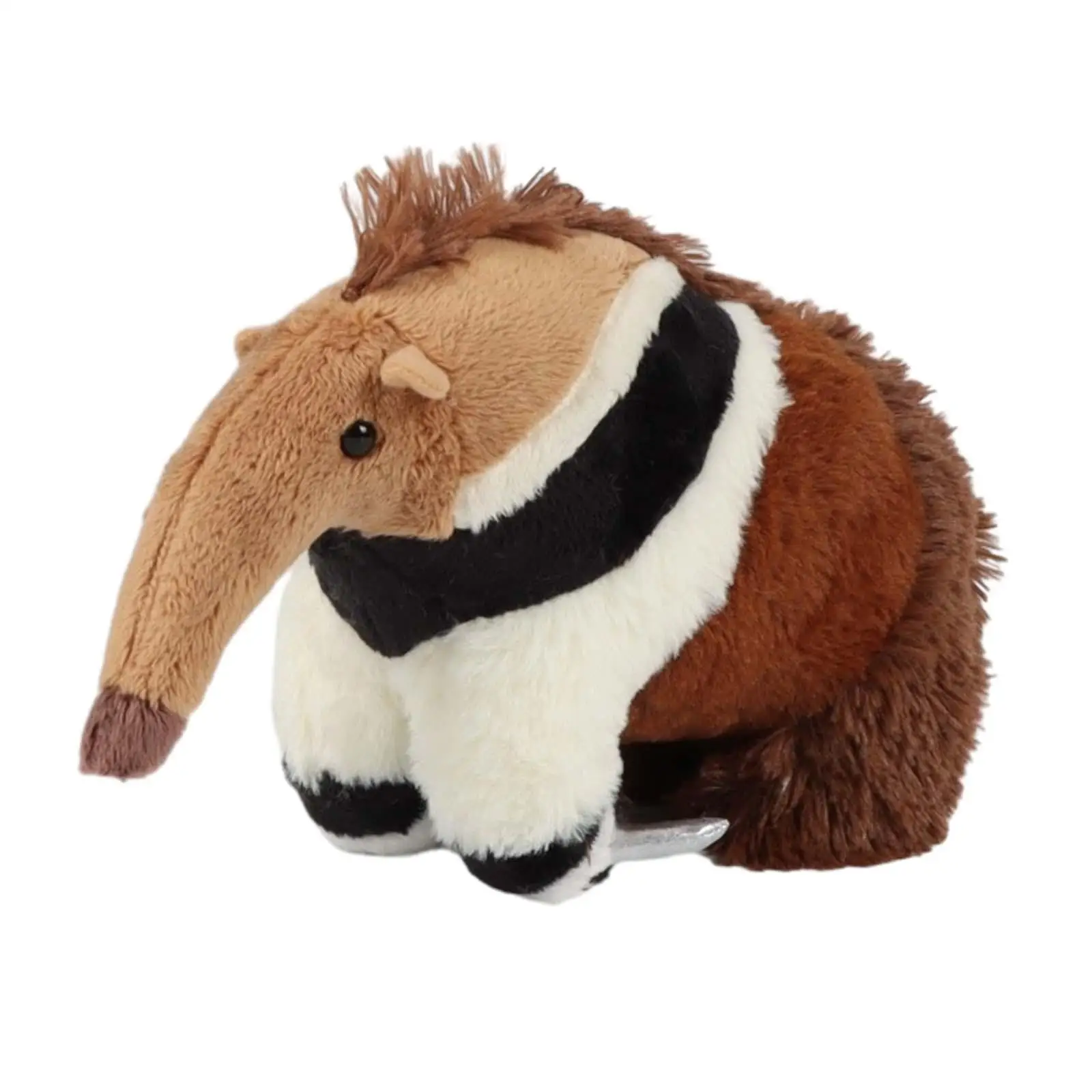 Anteater Plush Toy Cute Animal Model Party Supplies Soft Realistic Stuffed Animal Toy for Kids Teens Valentine's Day Gifts