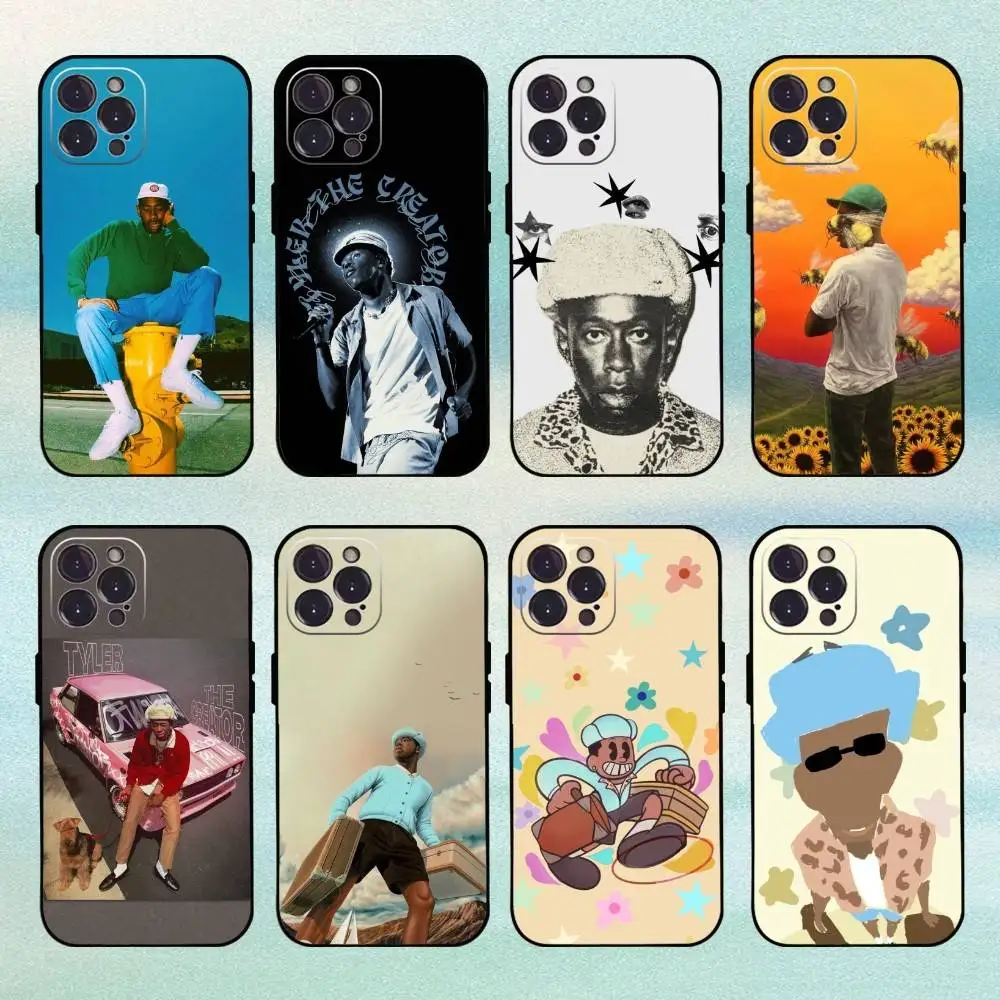 

Funny Tyler Gregory Okonma Phone Case For iPhone 16 15 14 13 12 11 Pro Max Plus,5G Soft Black Case
