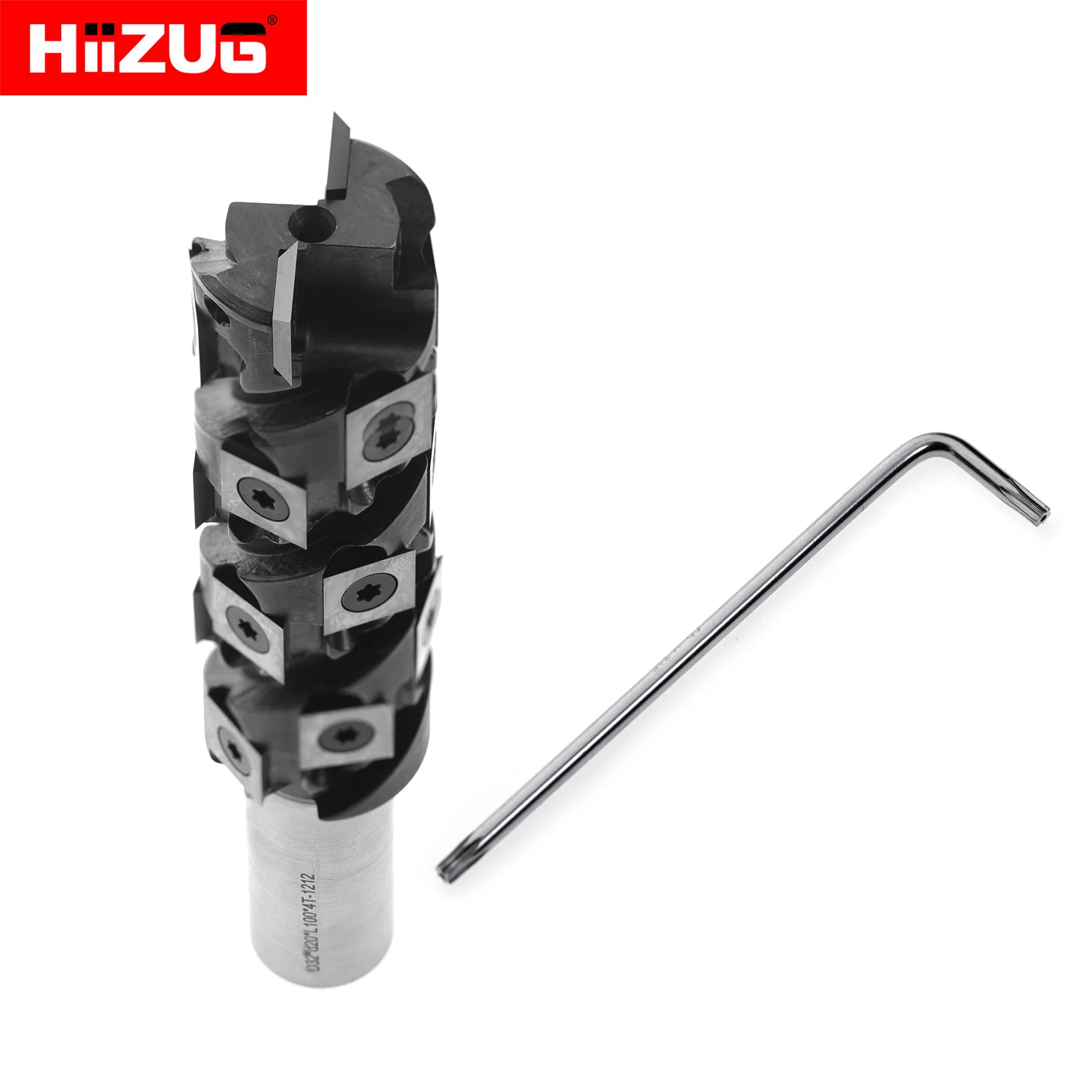 Imagem -04 - Cnc Espiral Router Bit Cortador Haste Espiral Flush Trim Fresa Carbide Insert Dia 32 mm 12 mm 20 mm