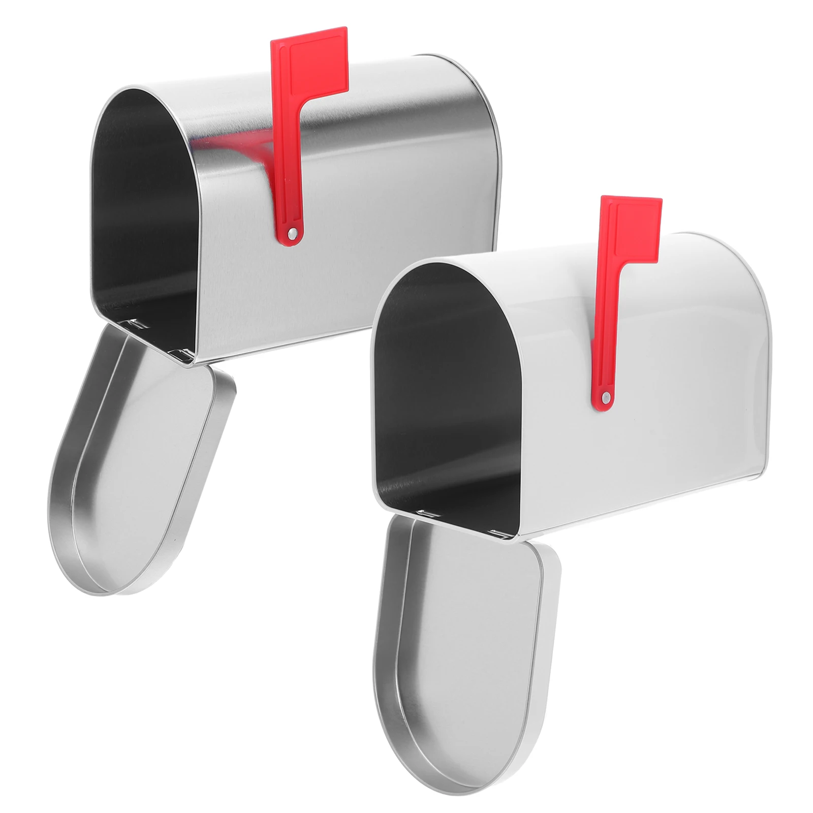 

Gift Postage Box Mailbox Metal Mailboxes for outside Empty Candy Containers