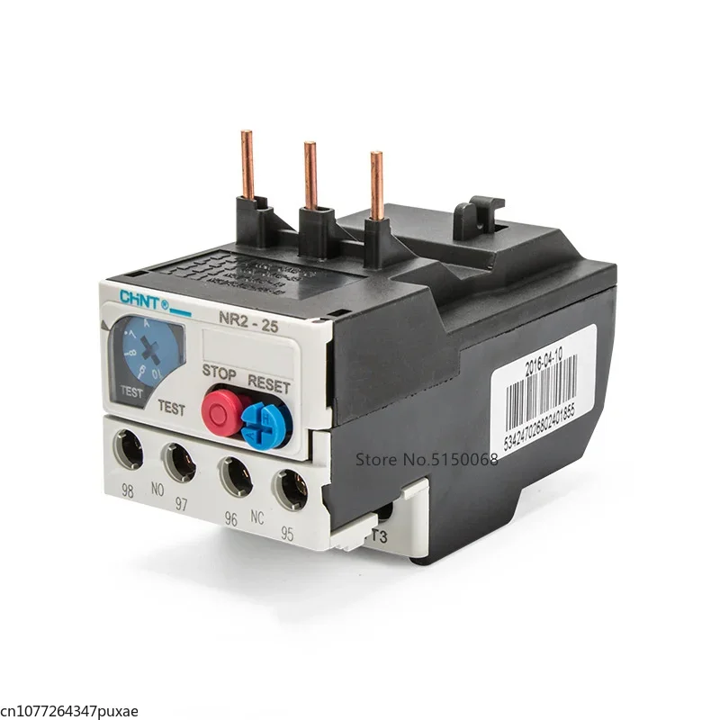 CHINT NR2-25 NR2-36 0.63-1A 28-36A Thermal protection relay Thermal Overload Relay NR2 1A 1.6A 2.5A 4A 6A 8A 10A 13A 18A 25A 36A