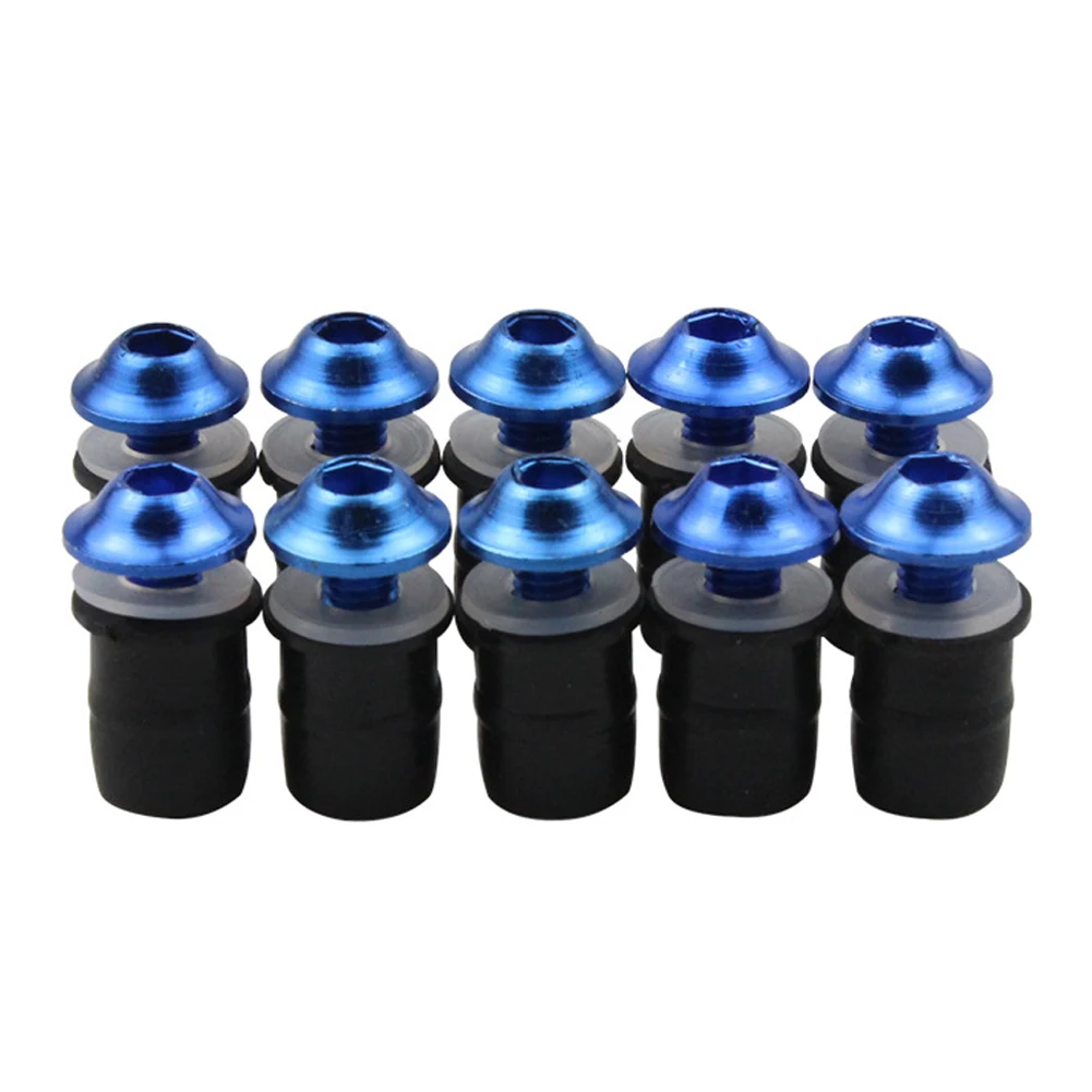 10PCS M5x16mm Motorcycle Windscreen Windshield Bolts Screws Nut Fastener For Honda Suzuki Yamaha Kawasaki