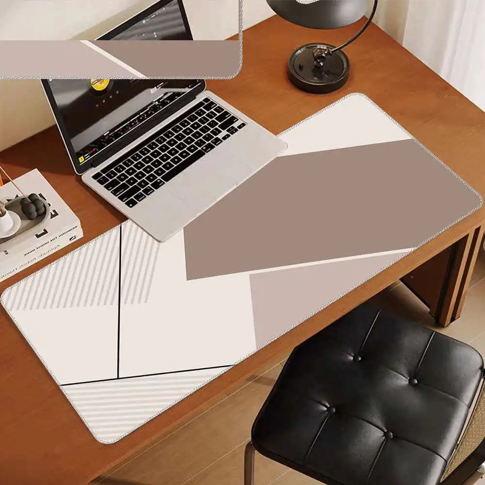 

1PC XXXL Geometric Color Block Gaming Mouse Pad Large Non-Slip Desk Mat for Office Gaming