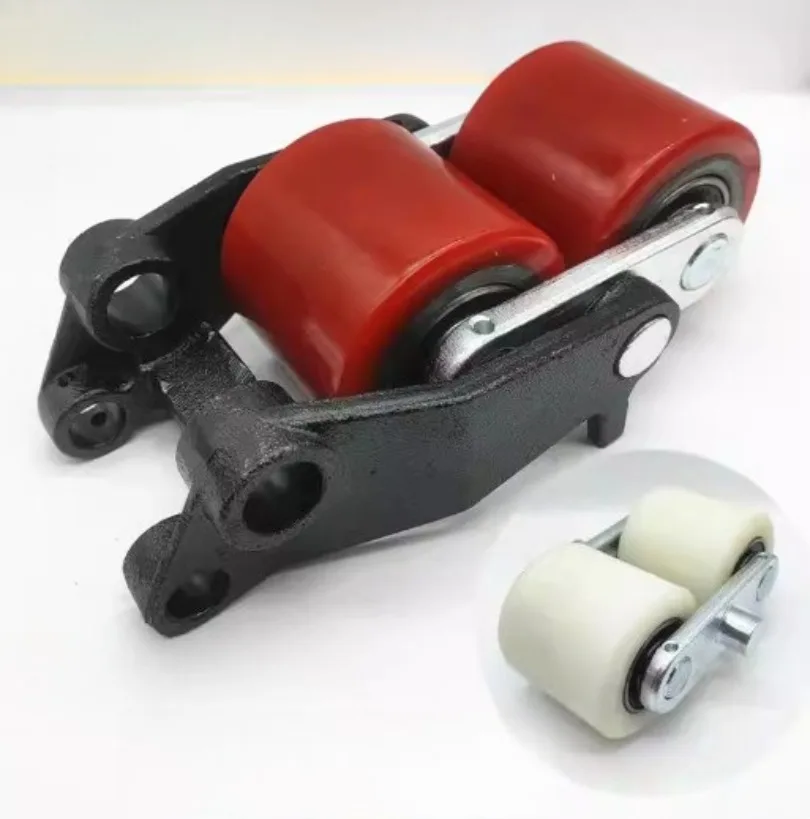 

Manual Hydraulic Forklift Wheel Frame With Wheels 80x70mm For Noblift Hydraulic Pallet Truck Wheel Frame Nylon Wheel