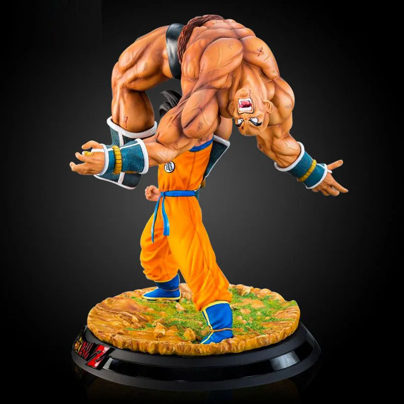 Dragon Ball Animation Character 43 Cm Goku Holding Naba Scene Anime Figure Model Toy Gk Classic Large Model Statue Decoration