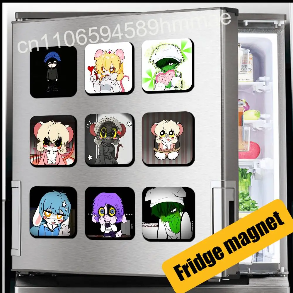 

For T-Terrible Mouse Damm Lorna Fridge Magnets Freezer Refrigerator Magnet Kitchen Metal Cabinet Magnetic Card Case