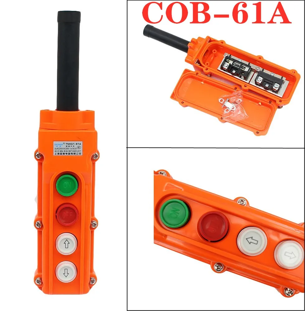 

Флуоресцентный символ стрелки, защита от дождя, переключатель управления краном, кнопка подъема, самосброс, ручка управления электрическим подъемником