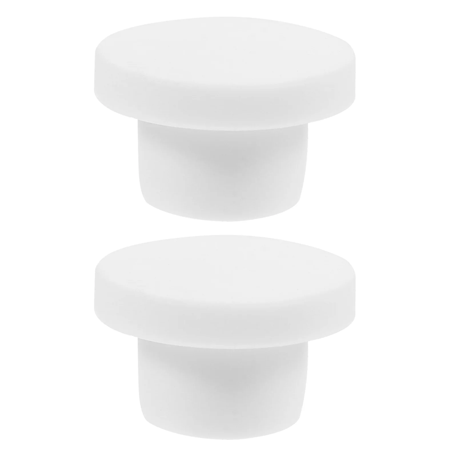 

2 Pcs Bathtub for Baby Children's Stopper Silicone Laundry Pool Sink Wash Plug White