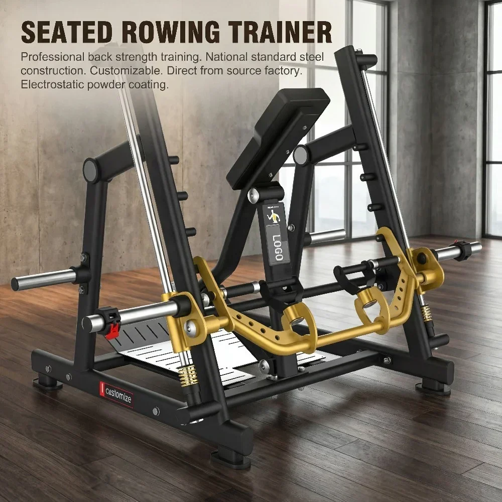 Newly Upgraded Smith's High-end Steel Seated Rowing Strength Trainer 2 Tons For Back Fitness And Weight-bearing Rowing