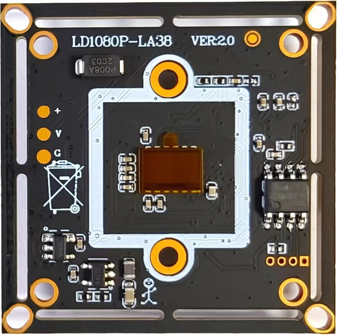 

HD 1080P AHD CCTV NVP2438 IR/Warm Camera Module Security PCB board Low Illumination
