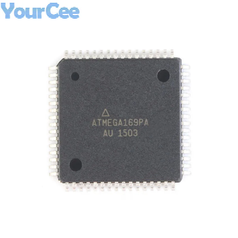 ATMEGA169PA-AU TQFP-64 ATMEGA169PA Chip 8-bit Microcontroller SMD IC Chip