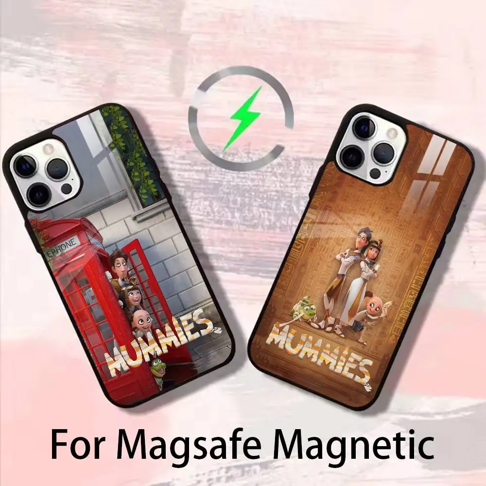

Mummies Phone Case For iPhone 17,16,15,14,13,12,Plus,Pro,Max for Magsafe Magnetic Wireless Charging