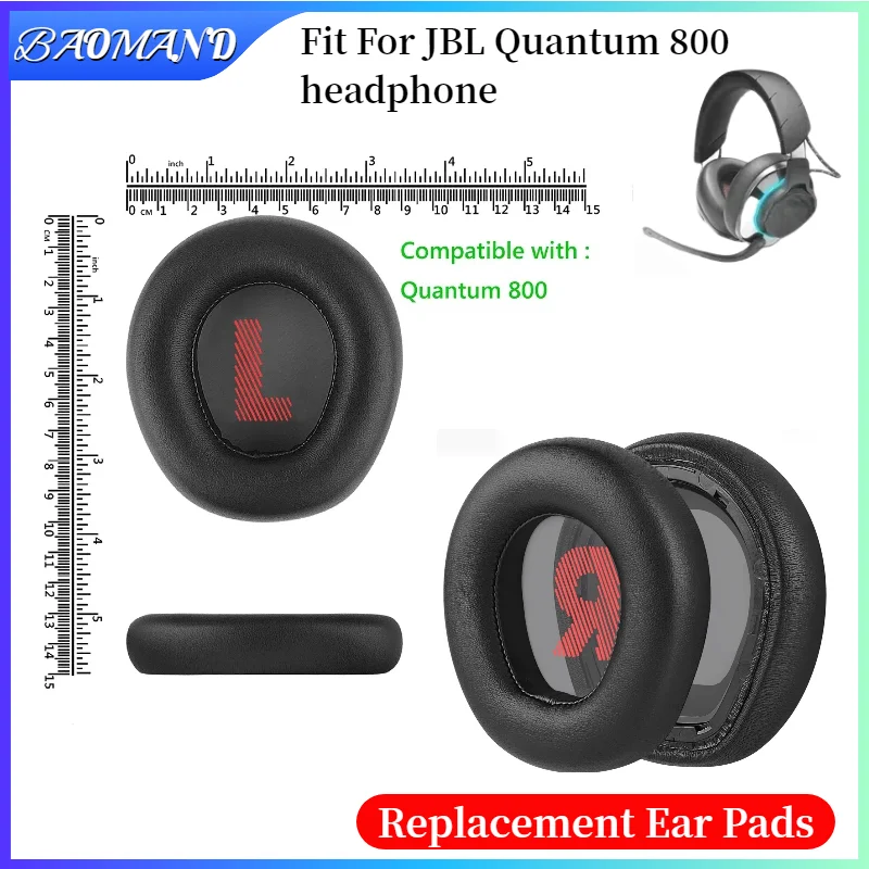 

Ear Pads Cushion For JBL Quantum 800 Headphone/Replacement Earpads Soft Protein Leather Memory Sponge Earmuffs Cover