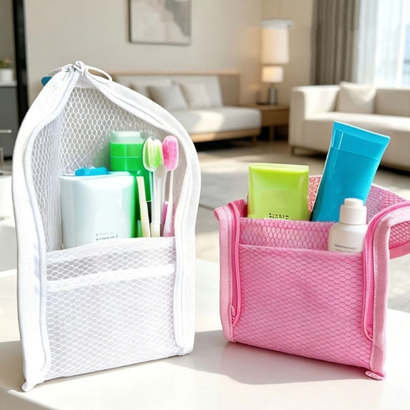 Toiletry Set of 4 with Carry Loop for Travel Packing Use A2BB