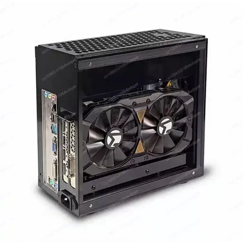 A35S Mini Stand Alone PC Case GEEEK A4 ITX Acrylic Transparent Side Empty Housing For A50 A60 Cool Fish S3 K39