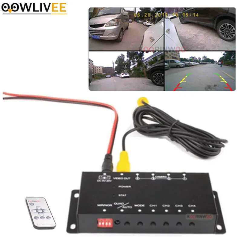 Car Parktronic Assistance 360 Smart System Split Black Box For Front Side Reversing Camera Vehicle Parking Electronic Accessries