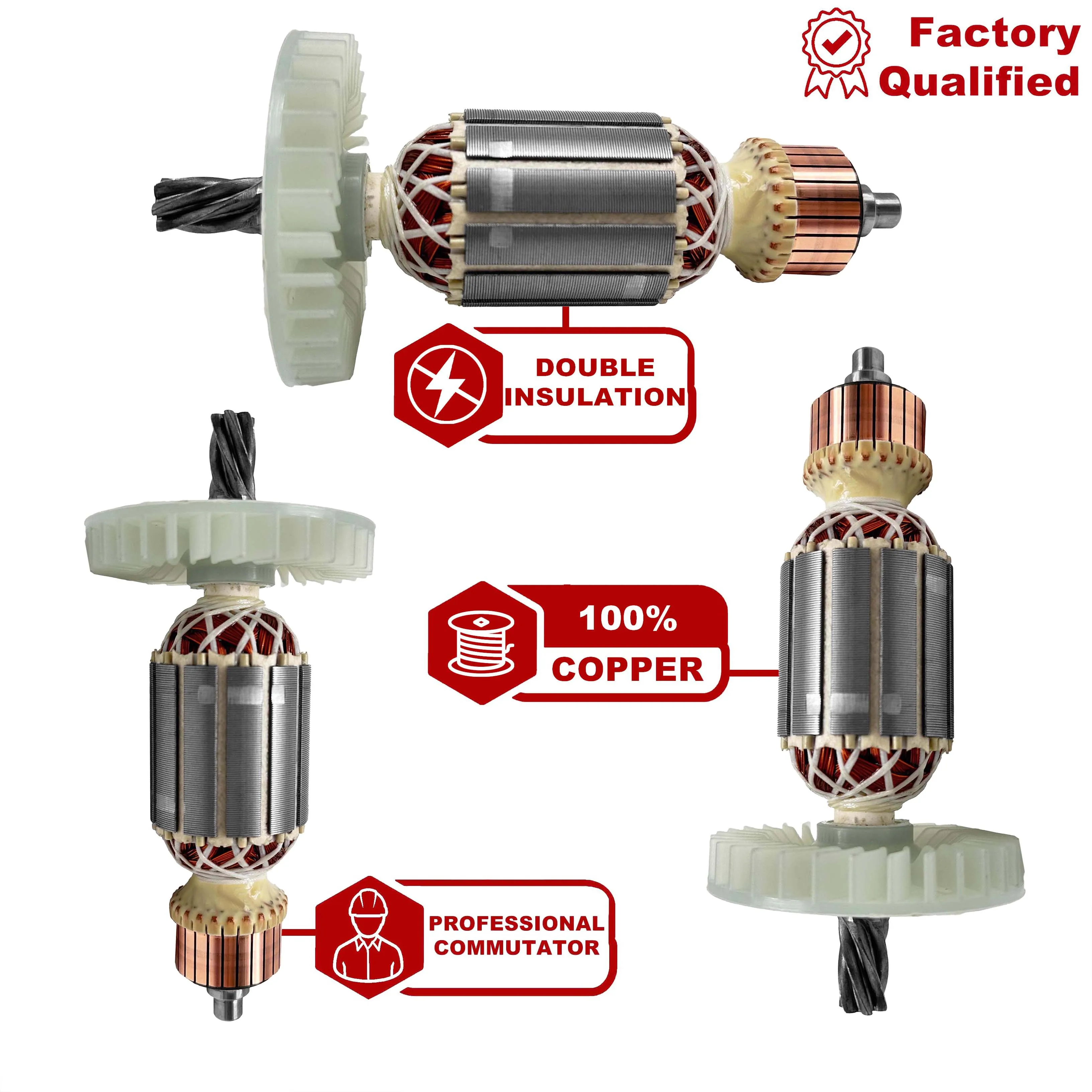 AC 220V 240V H45MR Armature Rotor For HITACHI Hammer Drill Spare Parts Rotary Hammer Breaker H 45MR