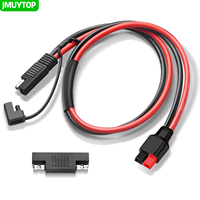 JMUYTOP 10 AWG SAE to Anderson solar panel Extension Cable 6mm2 For Goal Zero Yeti Suaoki Renogy Jackery Power Station 2FT