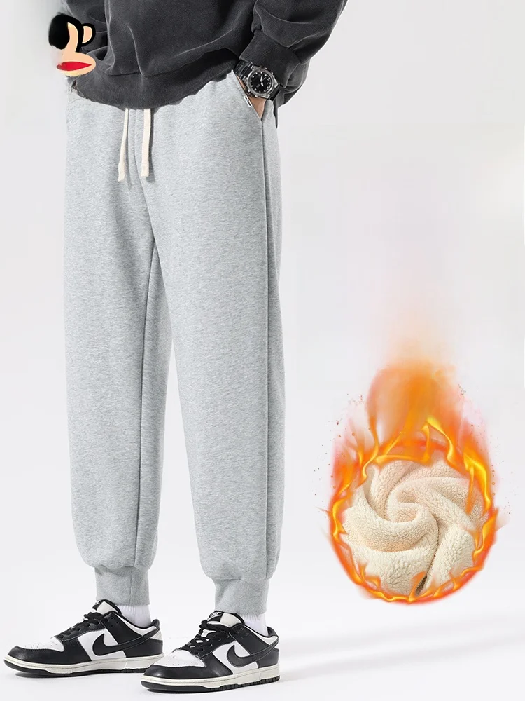 

Мужские утепленные брюки Fce Lined: свободные, теплые, повседневные, молодежные, модные, длинные, из хлопка и полиэстера