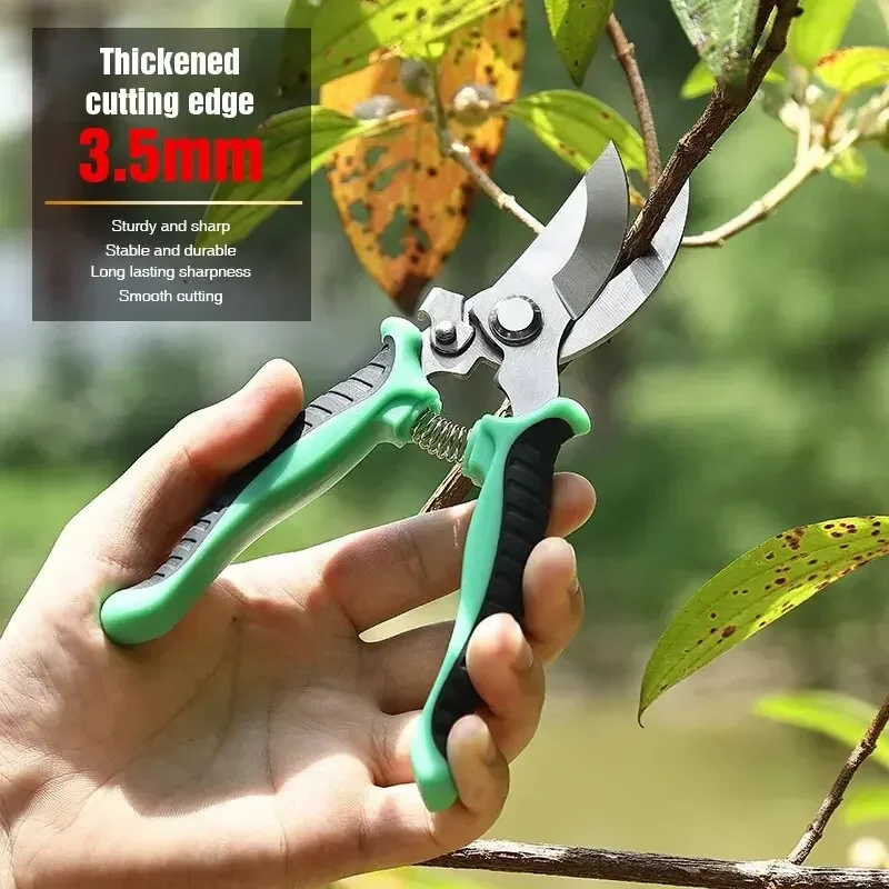 Pruner Garden Scissors Professional Sharp Bypass Pruning Shears Tree Trimmers Secateurs Hand Clippers For Garden Beak Scissors