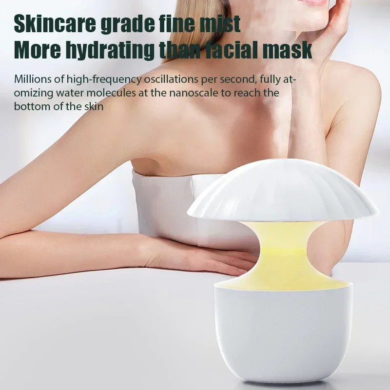 USB Humidifier Cool Mist Maker Purify 300ML Air Humidifier with Soft Night Lights for Home