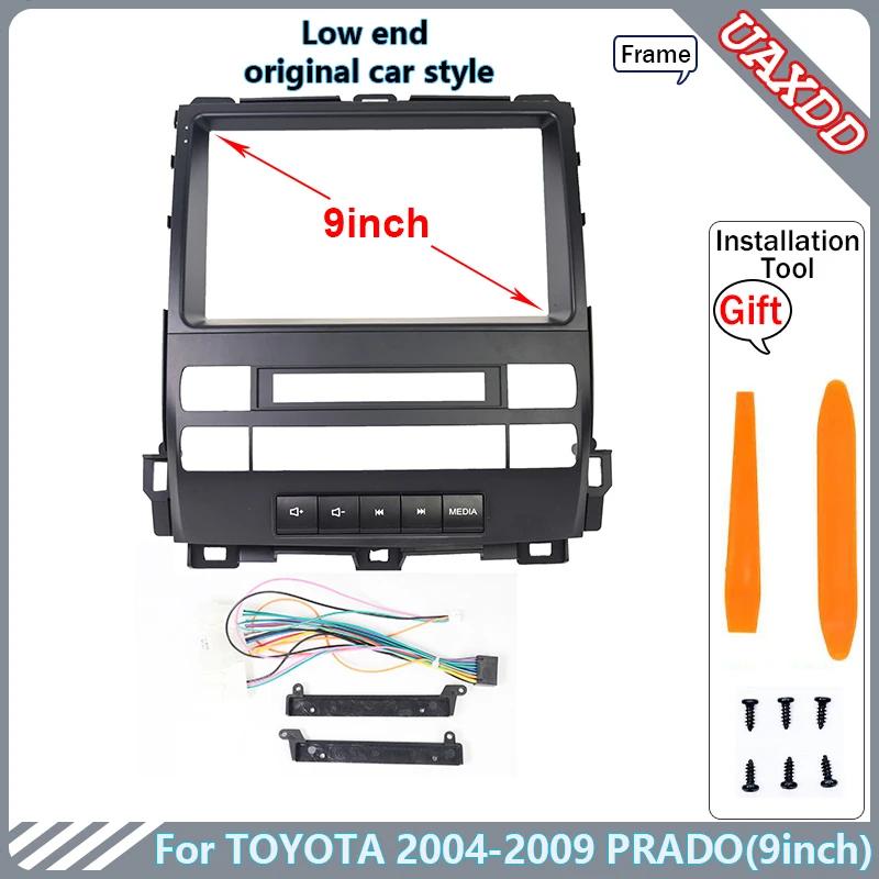 For TOYOTA 2004-2009 PRADO 120 9INCH Car Radio Android DVD Screen