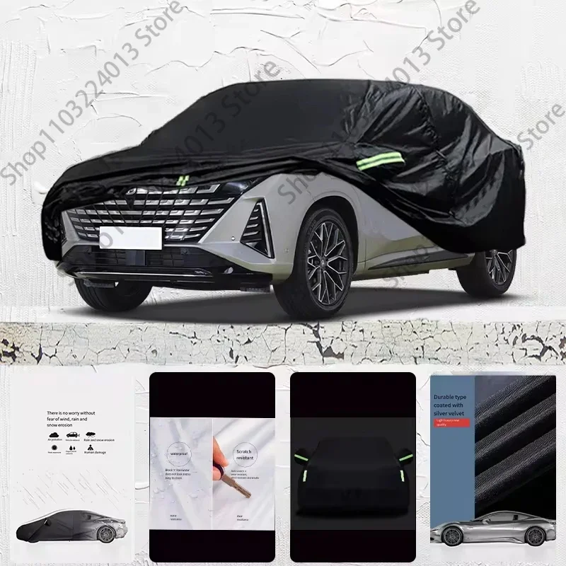 

For Changan Uni-z Exterior Car Cover Outdoor Protection Full Car Covers Waterproof Sunshade Anti UV Snow Cover Car cover