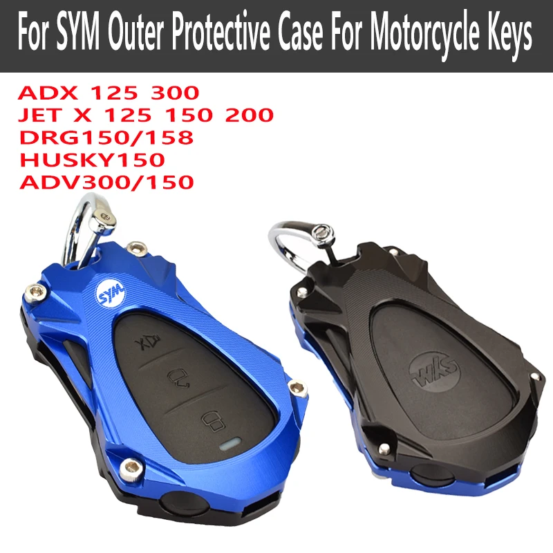 

For SYM ADX125/300 JETX125/150/200 DRG150/158 Motorcycle Induction Retrofit Remote Control Protection Decorative Start Key Cove