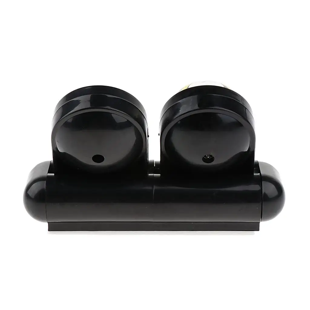 

Adjustable Car Compass Dashboard Black ABS Navigation Explorer for Boat Steering Kit and Home
