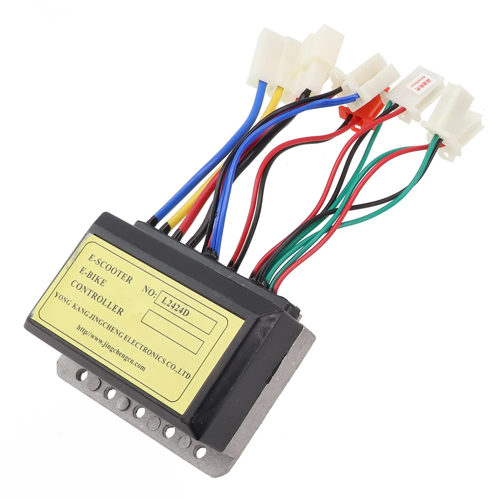 24V 250W Brushed Controller for Electric Scooter and E-Bike Motor Drives with Compact 85mm x 50mm x 30mm Factor