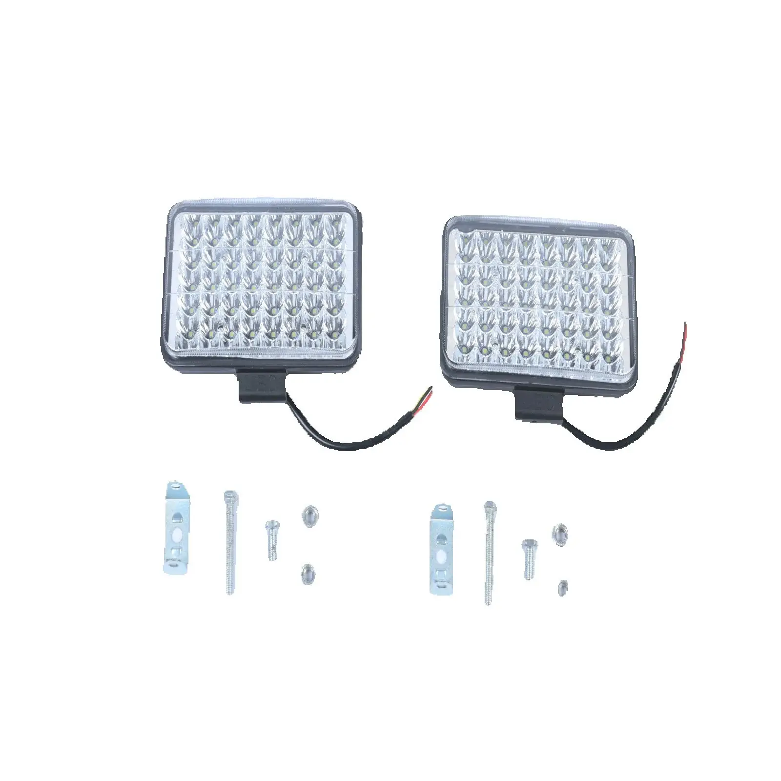 

2pcs 5" 48 LED Headlights 144W 4500LM 6000K Cold White IP67 Waterproof FOR Universal Car Motorcycle ATV Truck Tractor