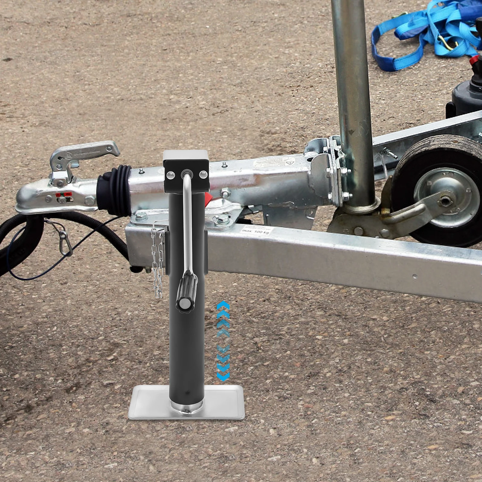 1 طن رافعة هيدروليكية 10in ارتفاع الرفع الثقيلة اليد مكرنك رفع جاك لسيارة شاحنة مقطورة المرآب صيانة المركبات #1