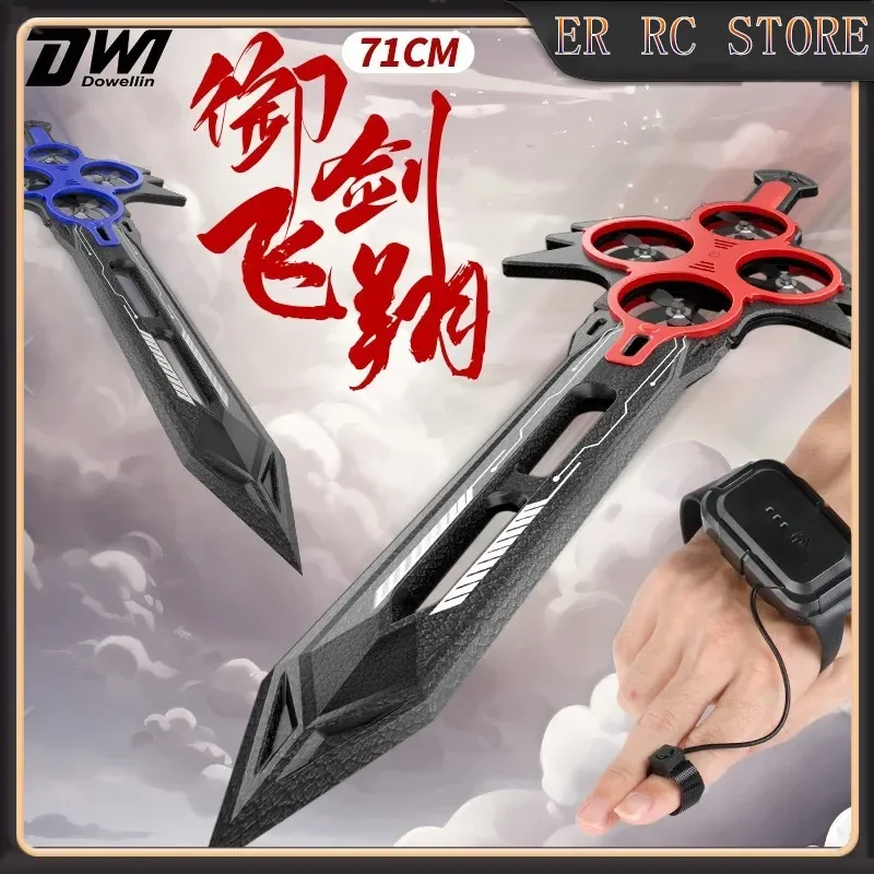 

Hand-Controlled Flying Sword Model Toy Drone - Remote Control Airplane Hovering Unmanned Aerial Vehicle in Sword Shape for 2025