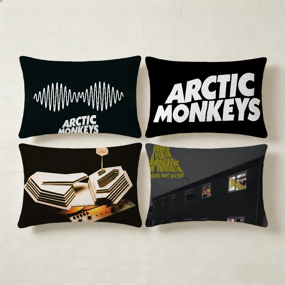 A-Arctic Rock Band cushion cover Rectangle M-Monkeys Pillow Cover Home Sofa living Room Dorm bedside hogar Pillowcase party gift