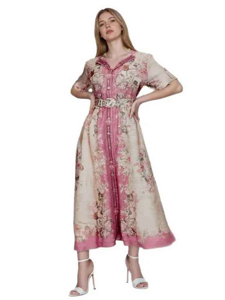 

2025 African Dresses For Women Elegant Polyester Muslim Fashion Abayas Dashiki Robe Kaftan Long Maxi Dress Africa Clothing