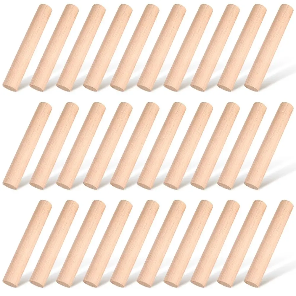 

Набор из 50 маленьких деревянных скалок, мини-скалки для теста, кухонный инструмент для фондана, пасты, брецелей